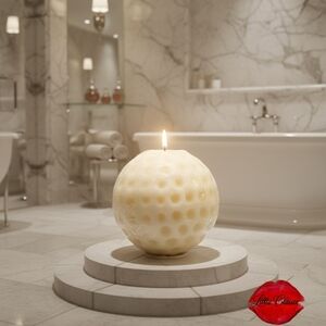Golf Ball Candle